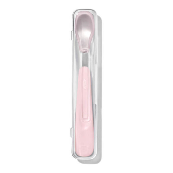 OXO Tot On-The-Go Feeding Spoon - Blossom