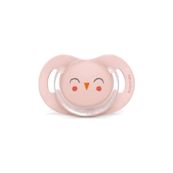 Suavinex Bonhomia Owl SX Pro Soother 6-18 Months - Pink
