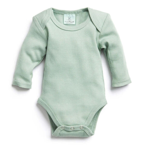 ergoPouch Bodywear Long Sleeve Bodysuit - Sage - 0.2 Tog - 3-6m