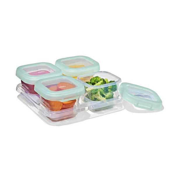 OXO Tot Baby Blocks Freezer Storage Containers - 4 x 180ml
